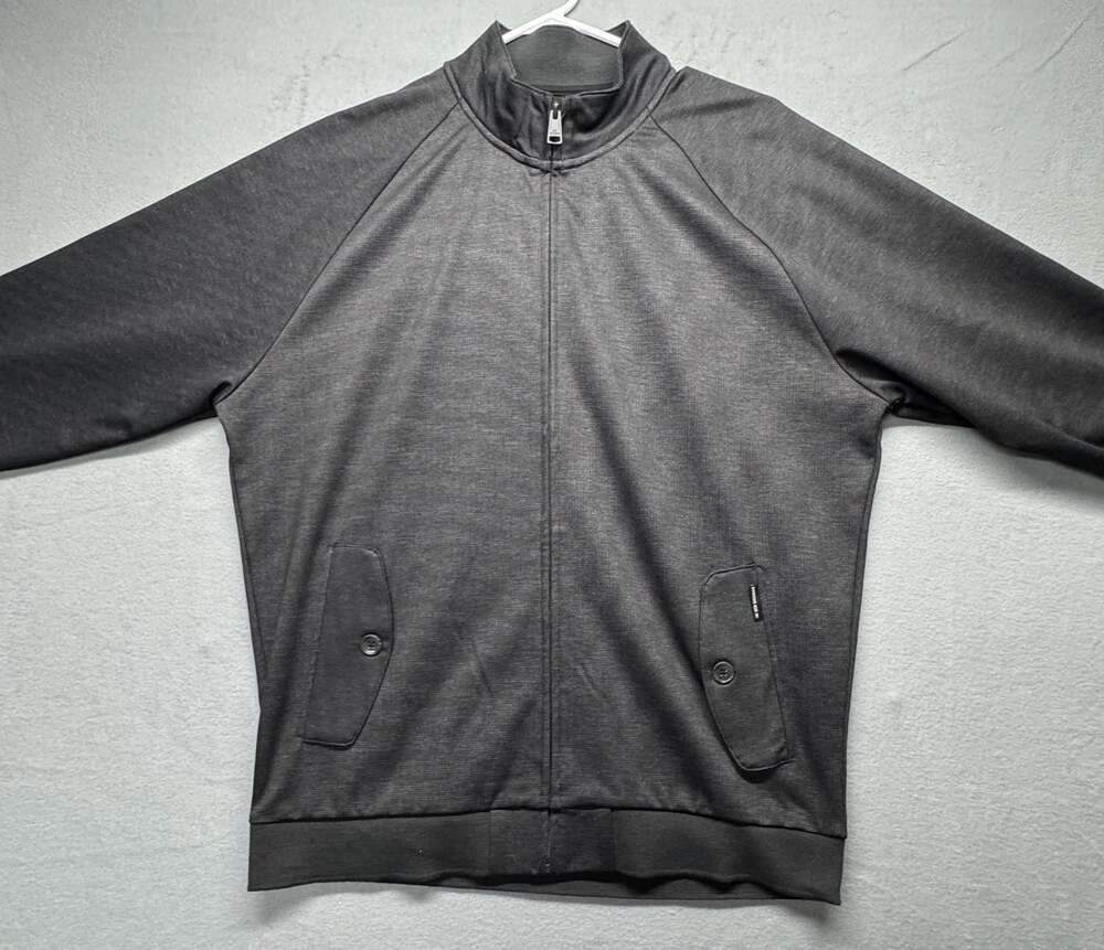Ben Sherman Original Men's Full Zip Charcoal Track Jacket